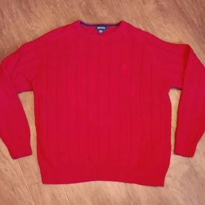 Classic Nautica 100% cotton crewneck sweater sz XL
